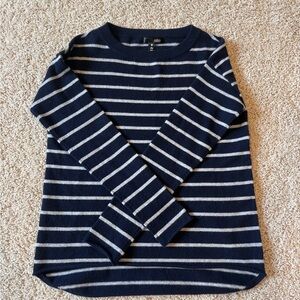 Aqua Cashmere Striped Sweater